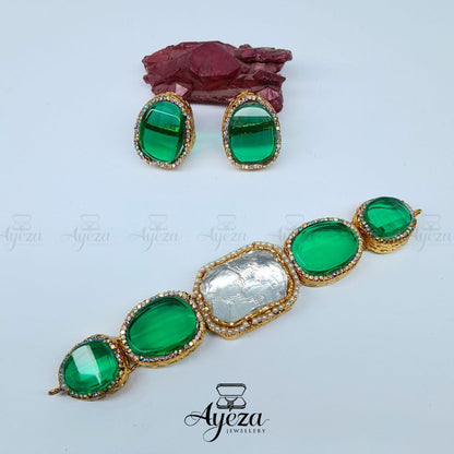 Diamond Polki Set | Jewellery by ayeza