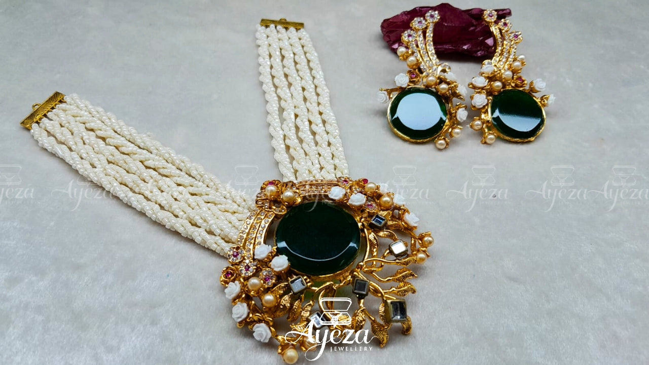 Beautiful Choker with earrings | Jewellery By Ayeza