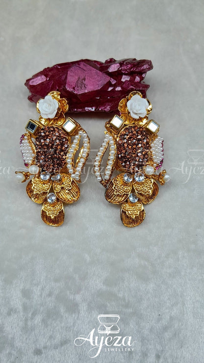 TURKISH DESIGNER STUDS || JEWELLERY BY AYEZA