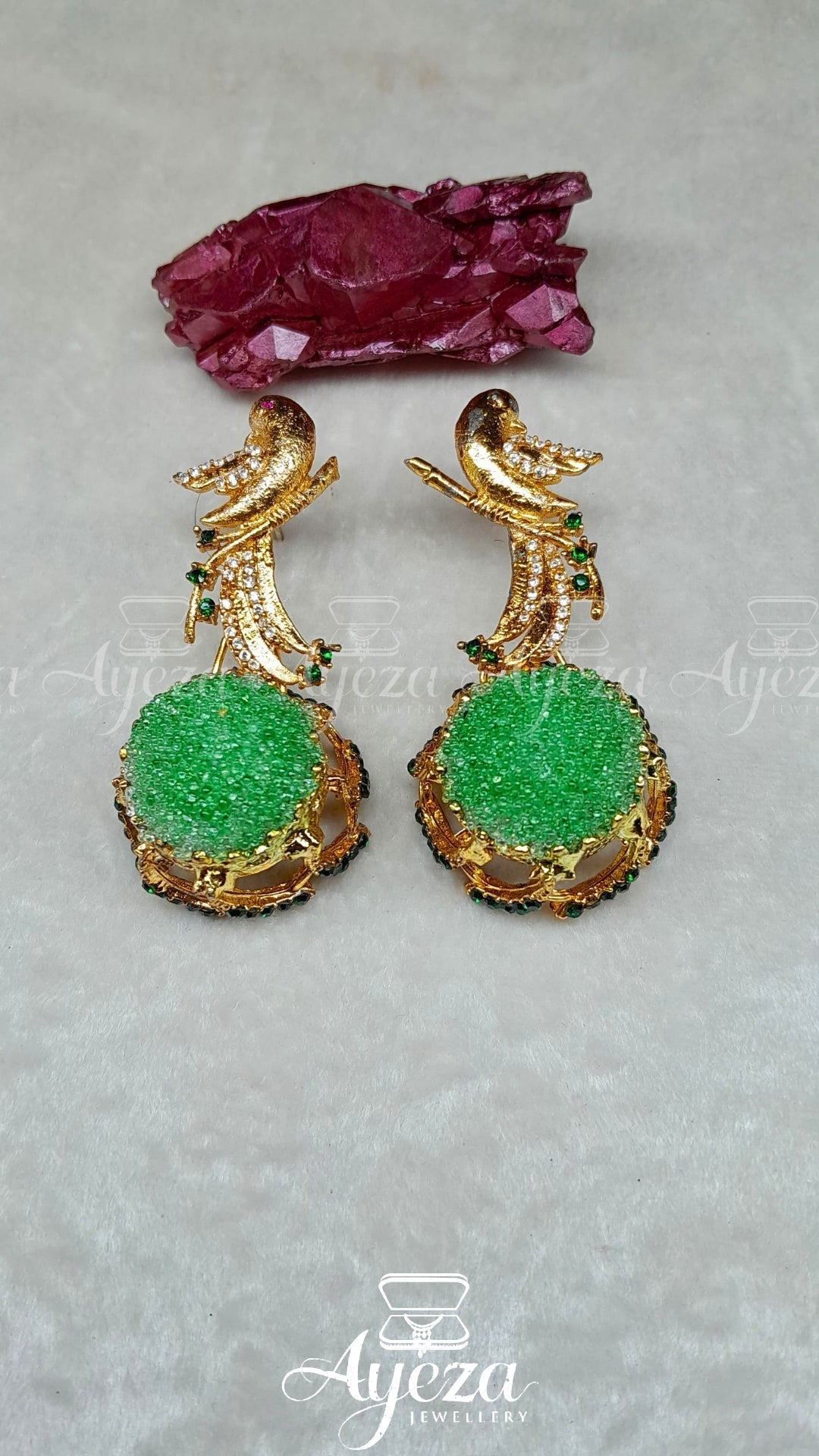 CRASH PARROT EARINGS || JEWELLERY BY AYEZA