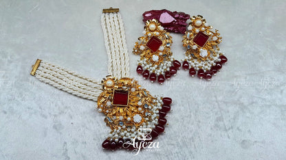 BASRA MOTI CHOWKER SET || JEWELLERY BY AYEZA