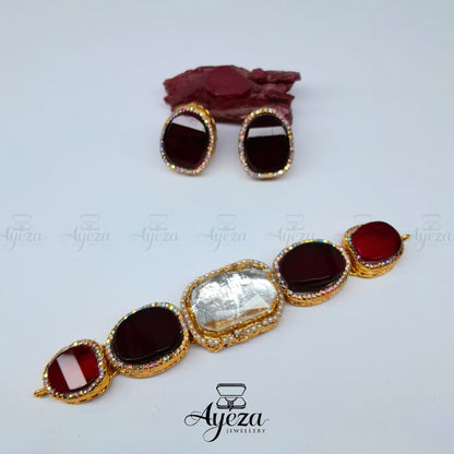 Diamond Polki Set | Jewellery by ayeza