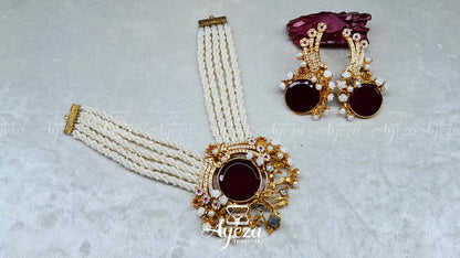 Beautiful Choker with earrings | Jewellery By Ayeza