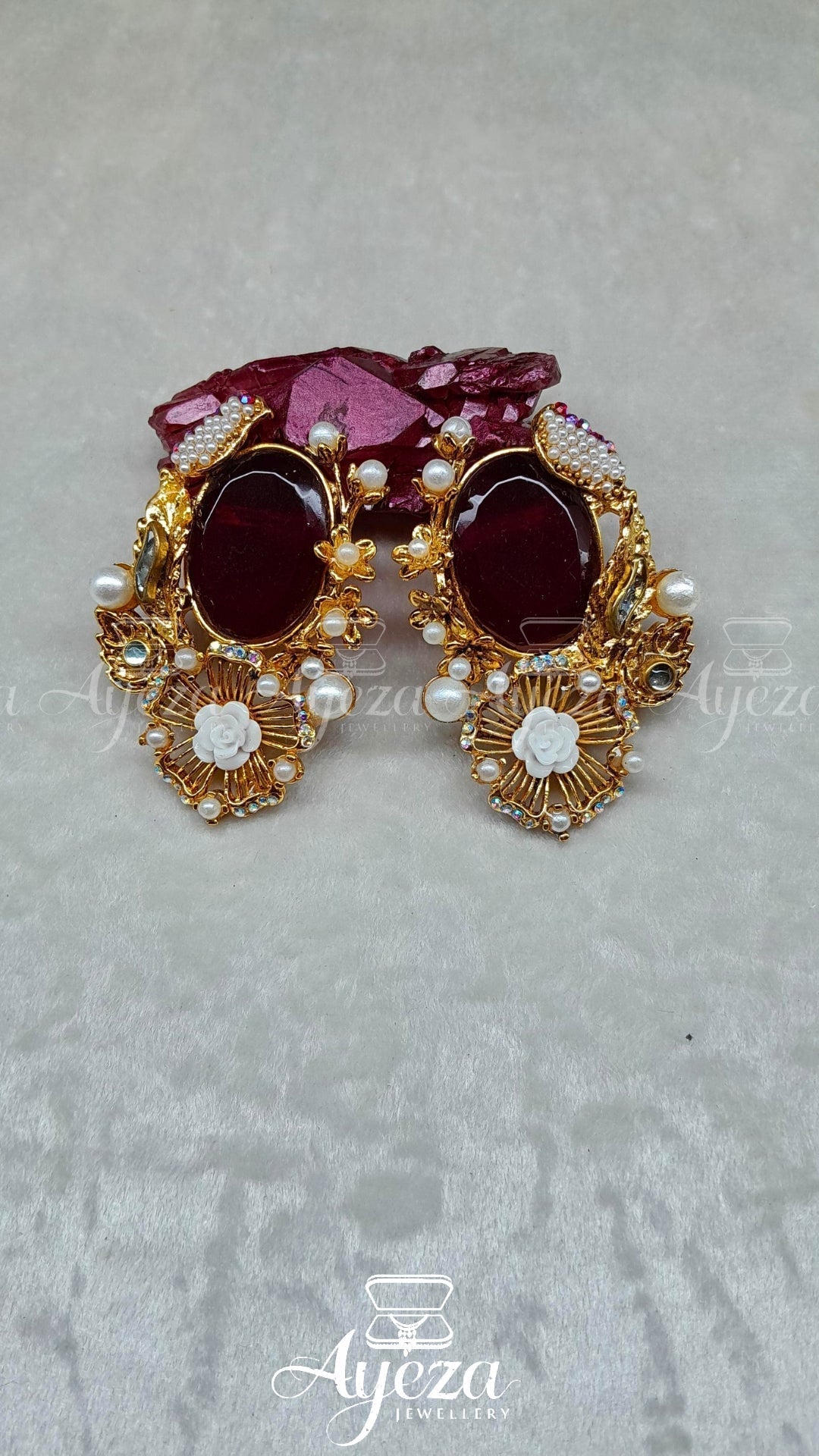 DESIGNER STUDS || JEWELLERY BY AYEZA