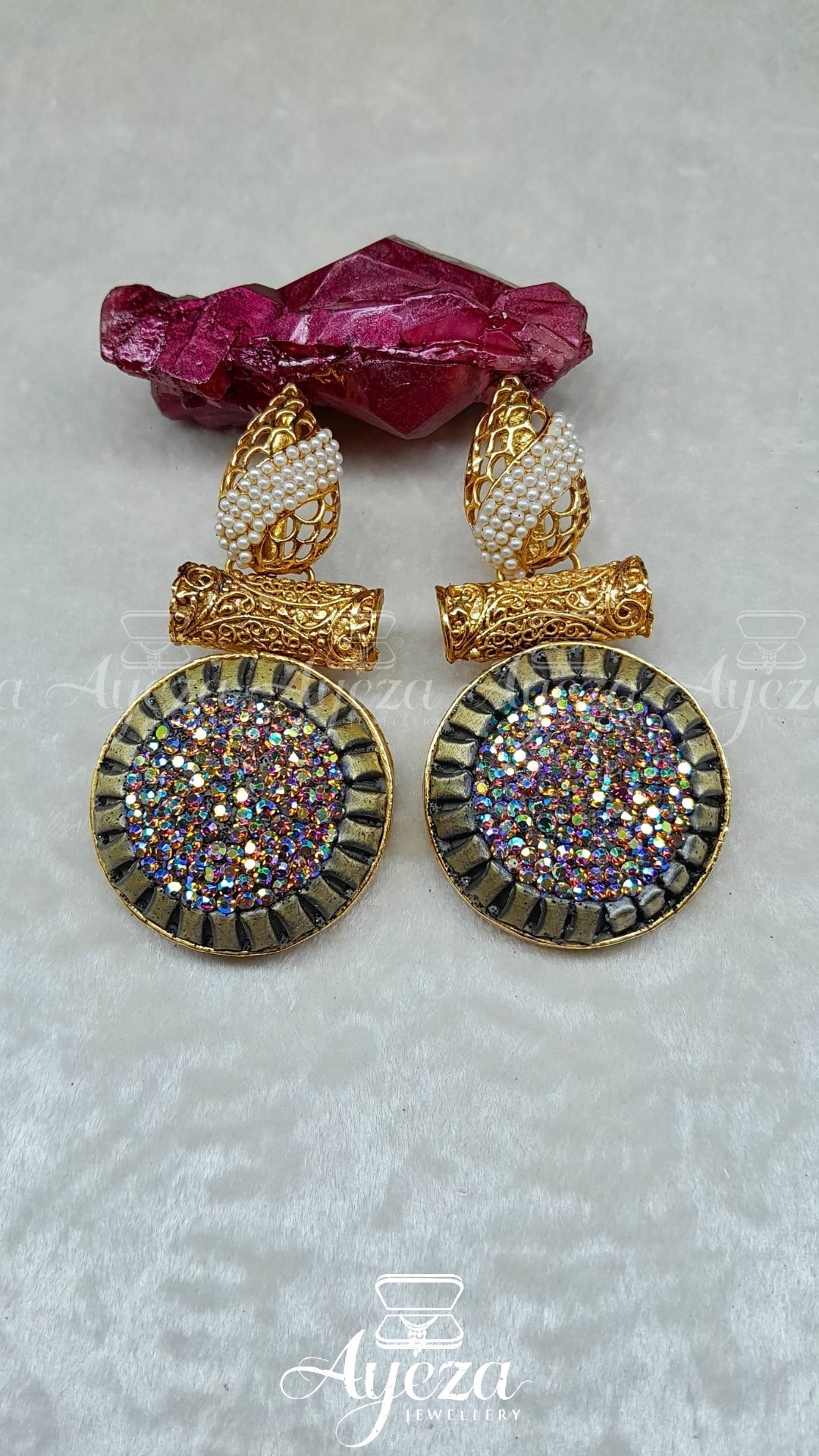 TURKISH BIG EARINGS || JEWELLERY BY AYEZA