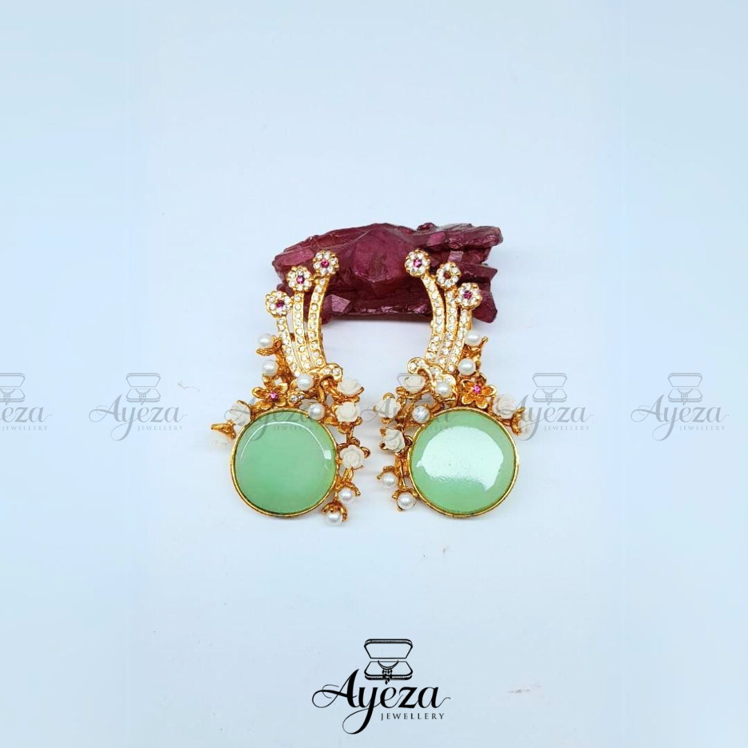 Egyptian Floral Earring | Jewellery by ayeza