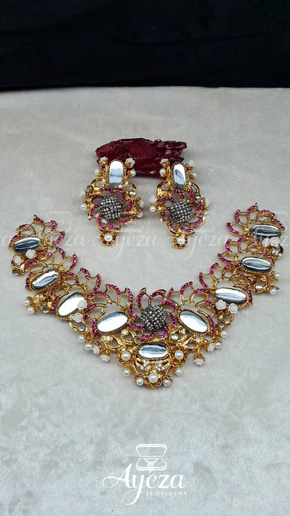 Turkish Designer Necklace Earings || Jewellery By Ayeza