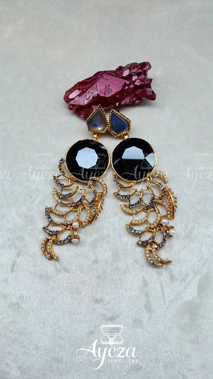 Agate Moderate Earrings | Jewellery by ayeza