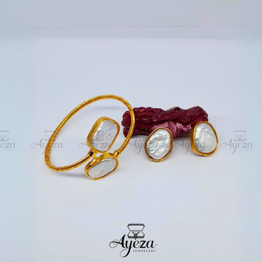 Mother of Pearl bangle | Jewellery by ayeza