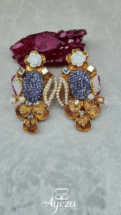 TURKISH DESIGNER STUDS || JEWELLERY BY AYEZA