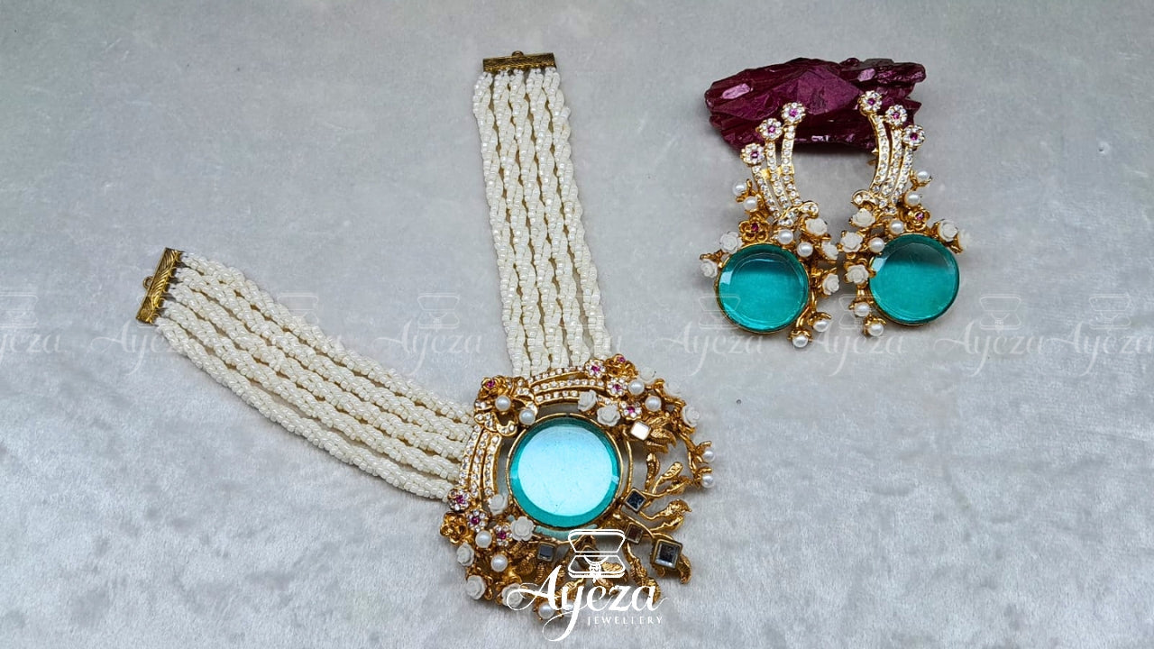 Beautiful Choker with earrings | Jewellery By Ayeza