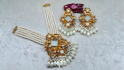 BASRA MOTI CHOWKER SET || JEWELLERY BY AYEZA