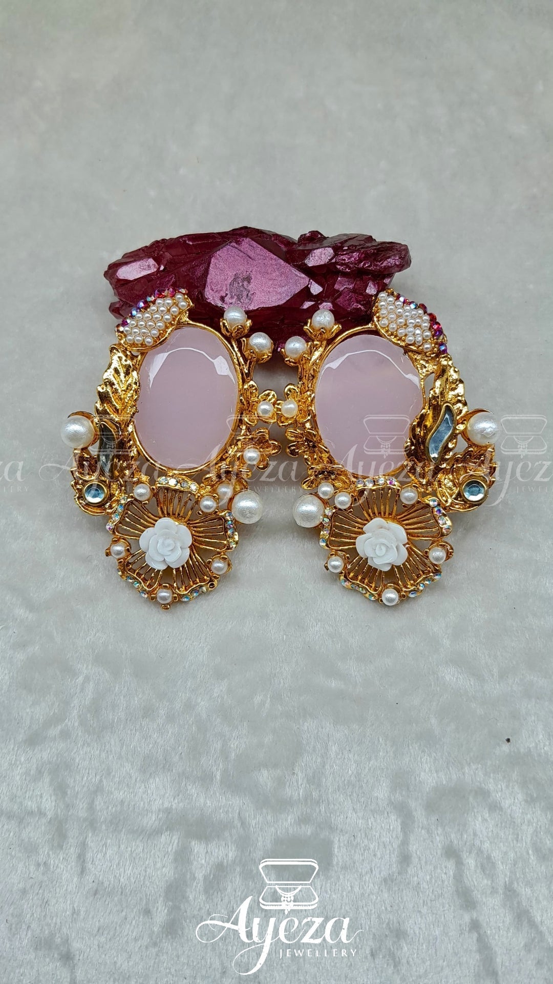 DESIGNER STUDS || JEWELLERY BY AYEZA