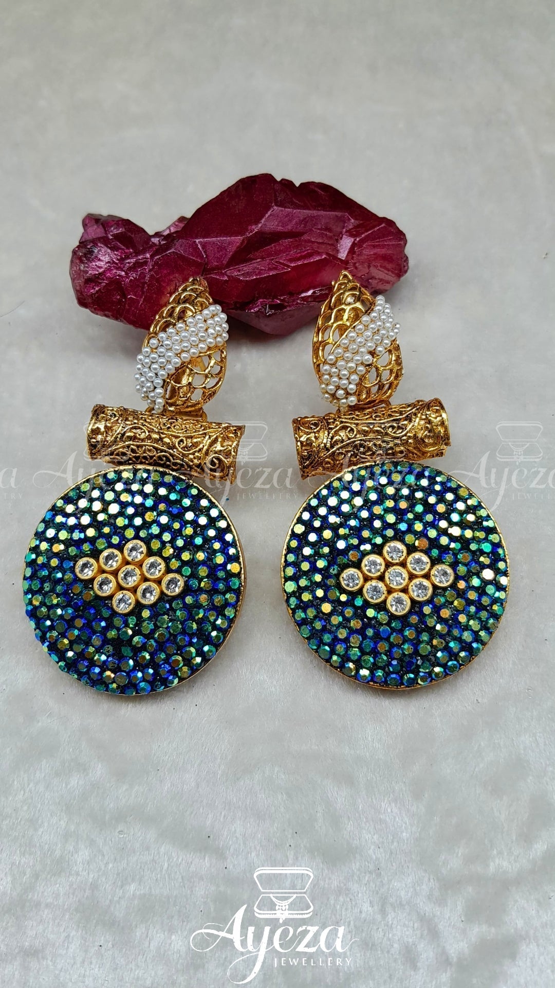 TURKISH BIG EARINGS || JEWELLERY BY AYEZA