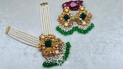 BASRA MOTI CHOWKER SET || JEWELLERY BY AYEZA