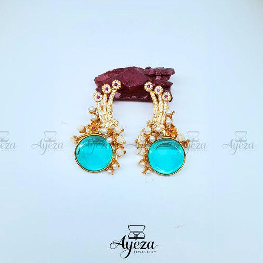 Egyptian Floral Earring | Jewellery by ayeza