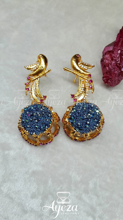 CRASH PARROT EARINGS || JEWELLERY BY AYEZA