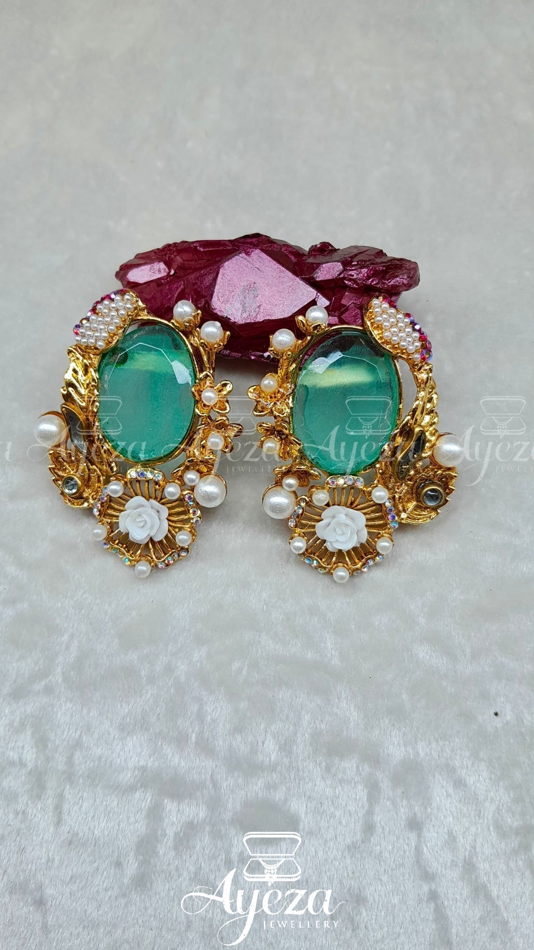 DESIGNER STUDS || JEWELLERY BY AYEZA