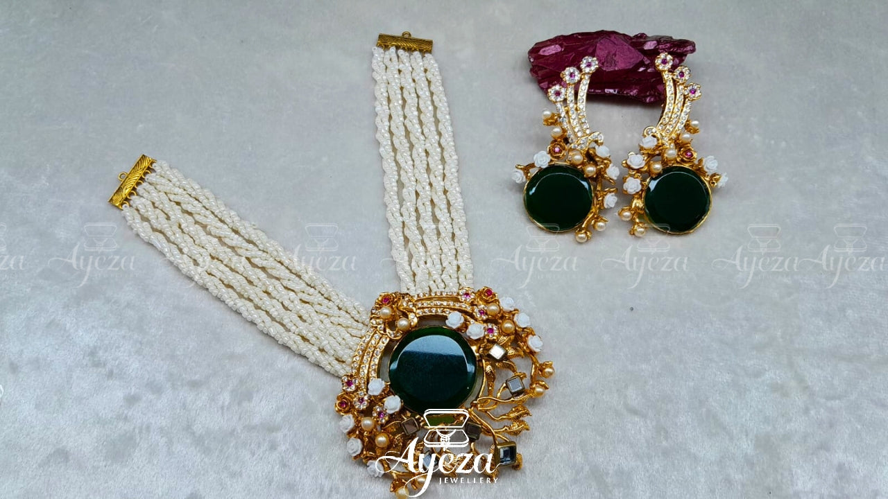 Beautiful Choker with earrings | Jewellery By Ayeza