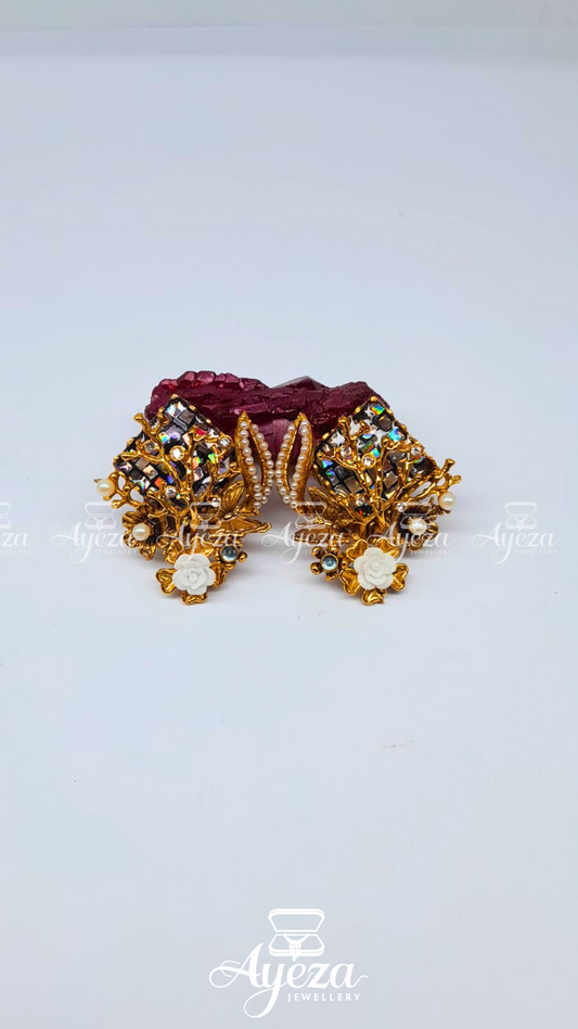 Premium Nauratan Earrings | Jewellery by ayeza